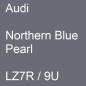 Preview: Audi, Northern Blue Pearl, LZ7R / 9U.
